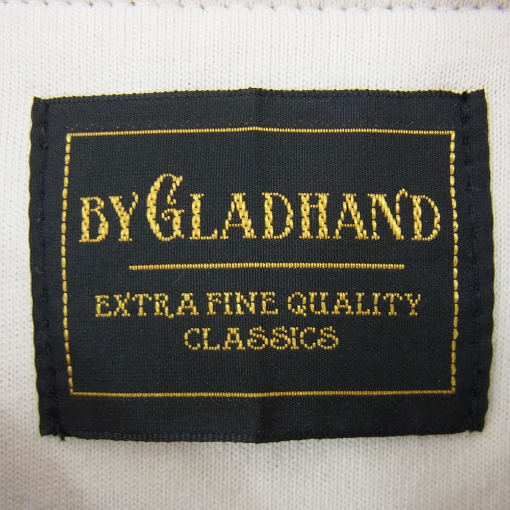GLADHAND & Co. グラッドハンド BYGH-23-SS-01 ROYAL GLAD - JACKET スカジャン サテン ジャケット  ペールオレンジ XL【中古】