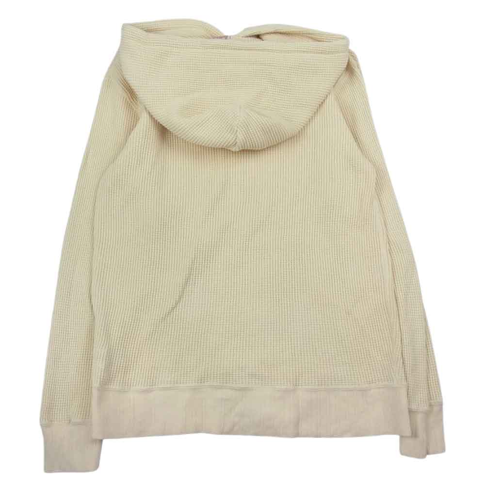 ヘルスニット ワッフル スウェット パーカー オフホワイト系 M【中古】