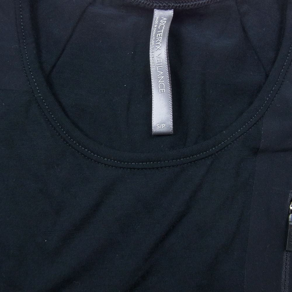ARC'TERYX アークテリクス ポケット付き カットソー 半袖 Tシャツ ブラック系 S【中古】