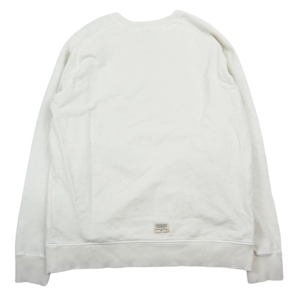 Nigel Cabourn ナイジェルケーボン 8042-21-20010 クルーネック スウェット ホワイト系 M【中古】