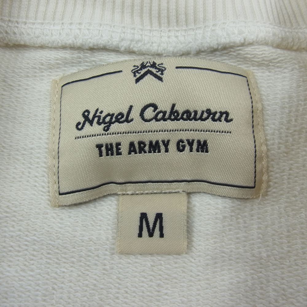 Nigel Cabourn ナイジェルケーボン 8042-21-20010 クルーネック スウェット ホワイト系 M【中古】