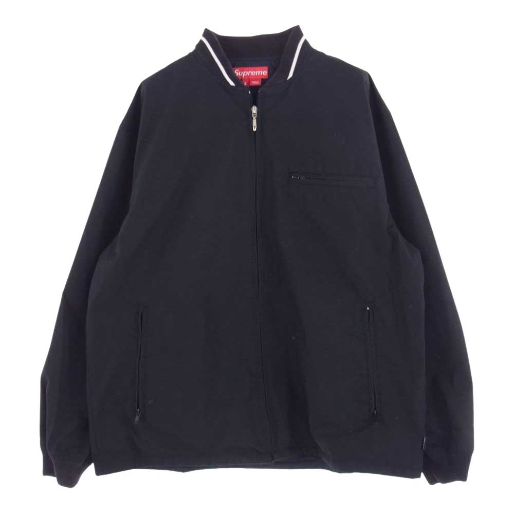 Supreme シュプリーム 初期 コットン ジップ ブルゾン  ブラック系 L【中古】