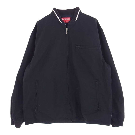 Supreme シュプリーム 初期 コットン ジップ ブルゾン  ブラック系 L【中古】