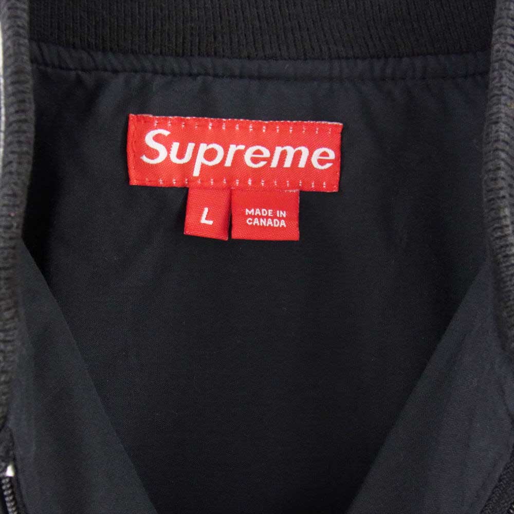Supreme シュプリーム 初期 コットン ジップ ブルゾン  ブラック系 L【中古】