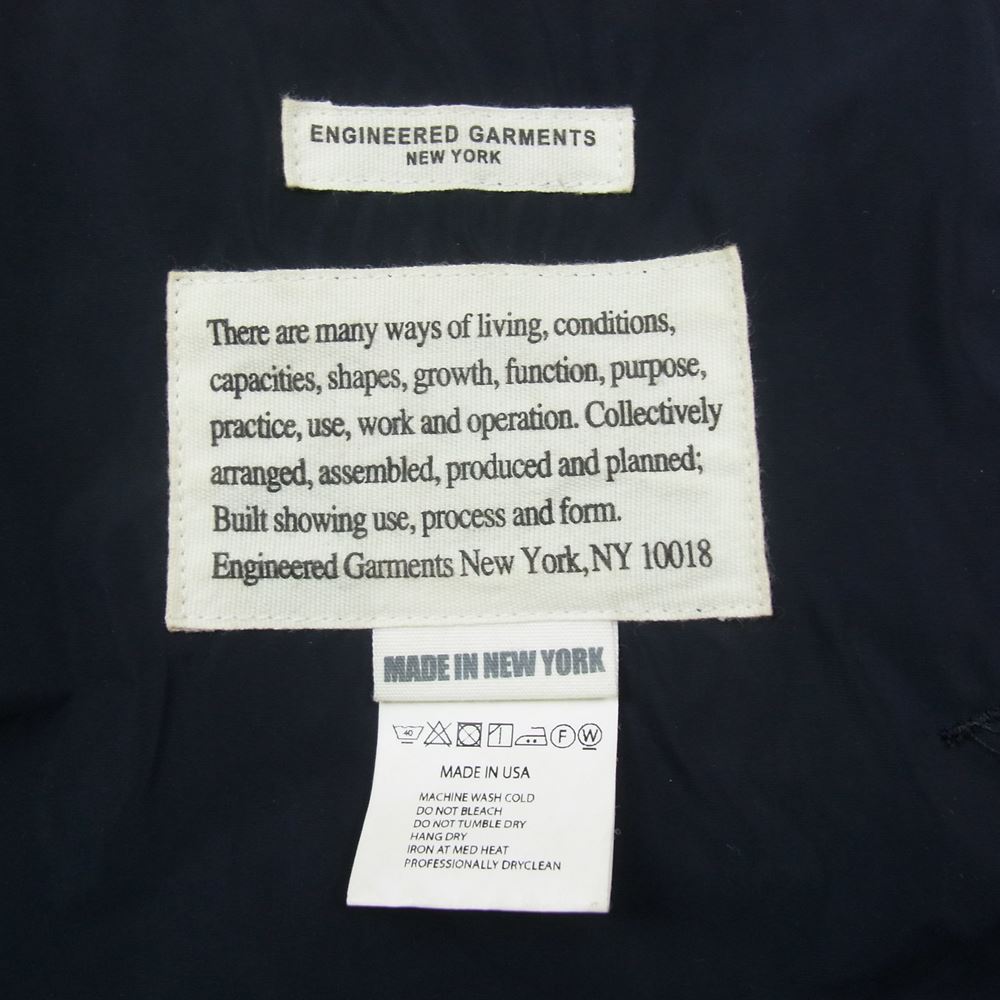 Engineered Garments エンジニアードガーメンツ ショルダー ベスト ネイビー系【中古】