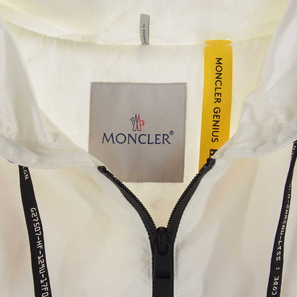 MONCLER モンクレール GENIUS 7 FRAGMENT HIROSHI FUJIWARA RAVE JACKET ジーニアス 藤原ヒロシ ダウンジャケット オフホワイト系 TG4【中古】