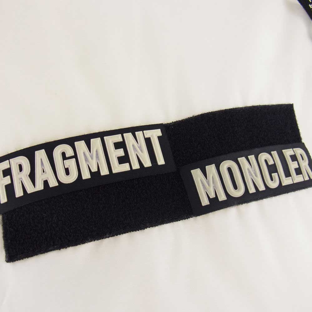 MONCLER モンクレール GENIUS 7 FRAGMENT HIROSHI FUJIWARA RAVE JACKET ジーニアス 藤原ヒロシ ダウンジャケット オフホワイト系 TG4【中古】