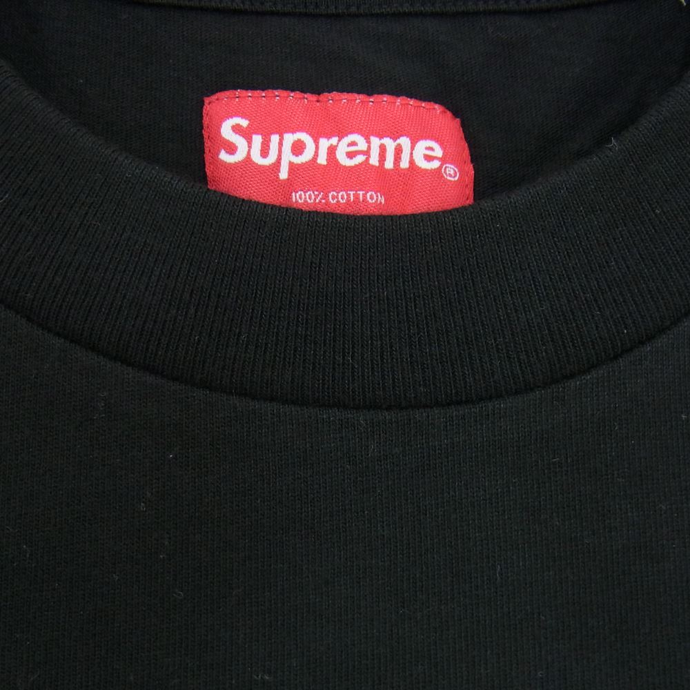 Supreme シュプリーム 20AW Ancient S/S Top エンシェント Tシャツ 刺繍 ブラック ブラック系 M【極上美品】【中古】
