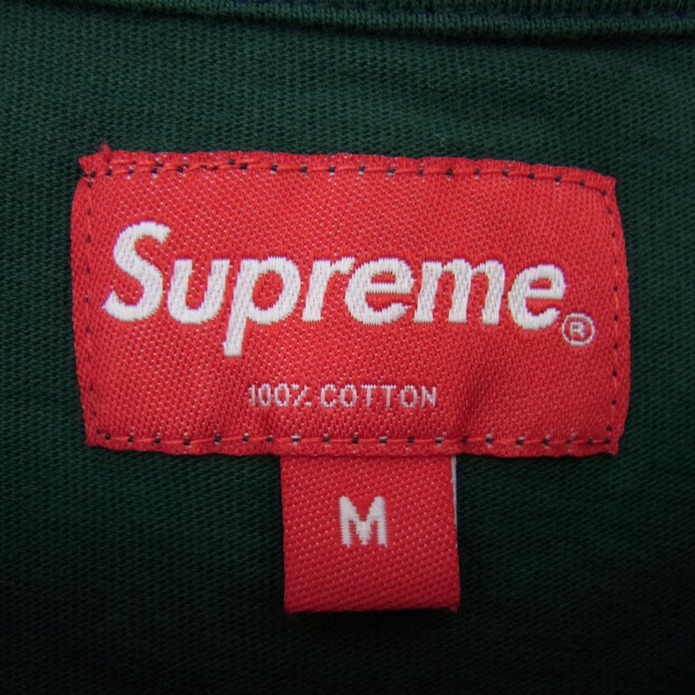 Supreme シュプリーム 22SS Glitte S/S Top ギター トップ Tシャツ ラメ ロゴ グリーン グリーン系 M【新古品】【未使用】【中古】