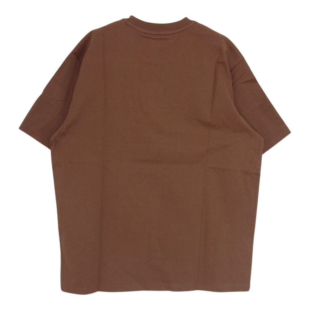 Supreme シュプリーム 22SS Beaded Logo S/S Top ビーディド ロゴ Tシャツ ビーズ ブラウン系 M【新古品】【未使用】【中古】