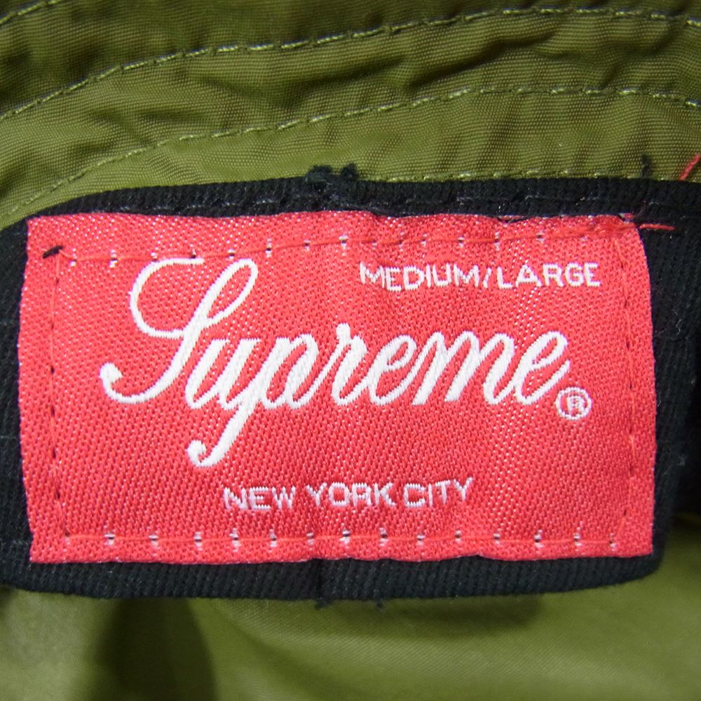 Supreme シュプリーム 20AW Shockcord Nylon Crusher Olive ショックコード ナイロン クラッシャー オリーブ ハット 帽子 バケットハット カーキ系 Medium.Large【美品】【中古】