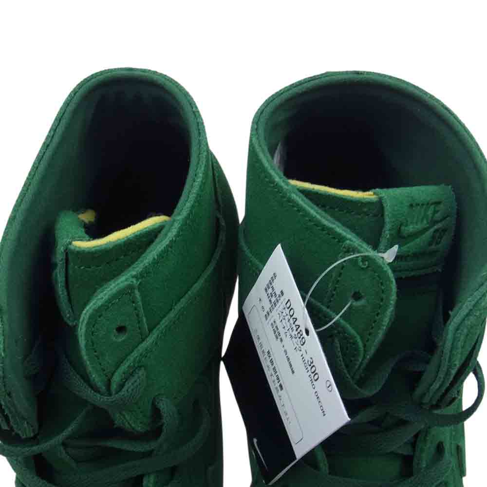 NIKE ナイキ DQ4489-300 SB ダンク HIGH プロ DECON ハイ デコン グリーン グリーン系 30cm【新古品】【未使用】【中古】