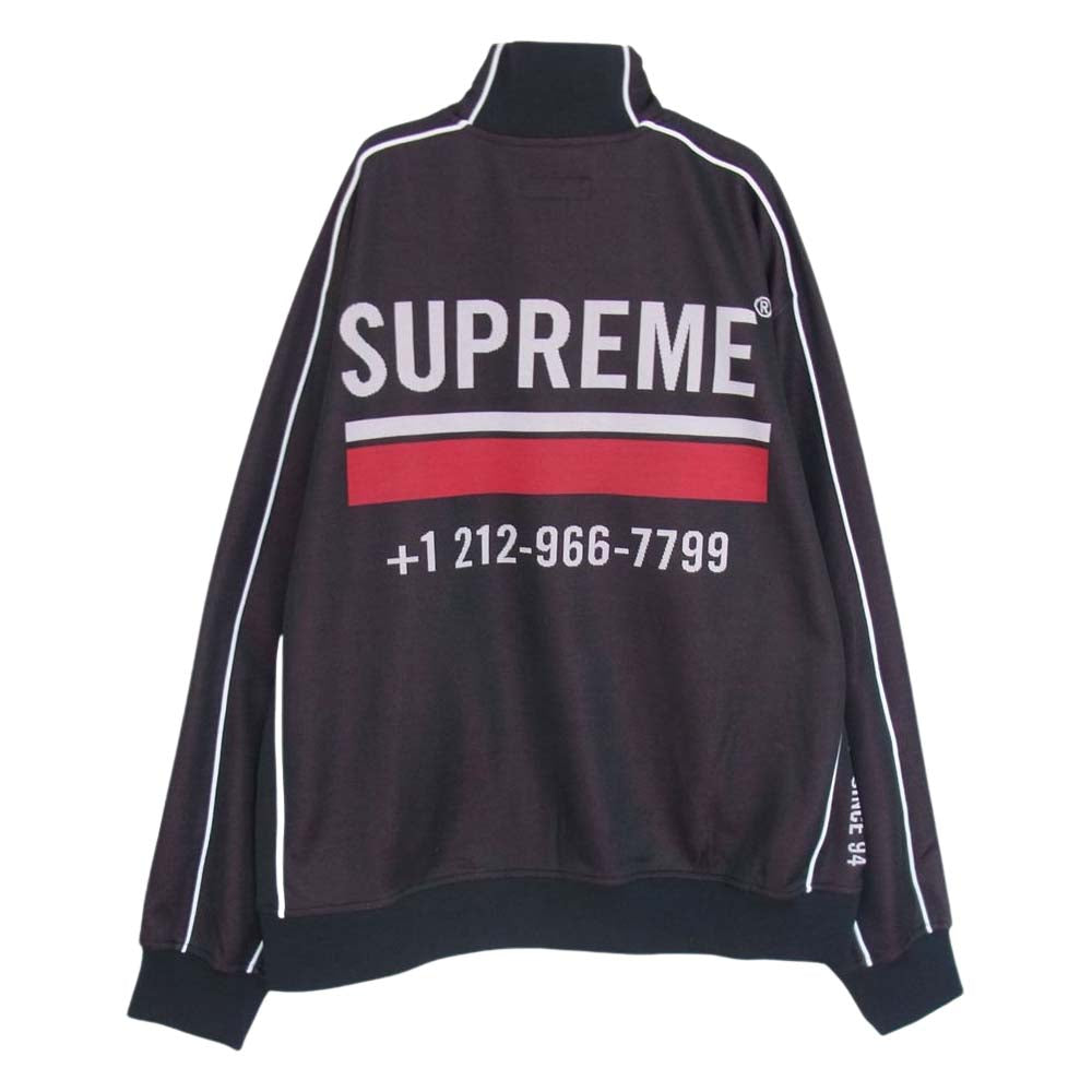 Supreme シュプリーム 22AW World Famous Jacquard Track Jacket ワールド フェイマス ジャカード トラック ジャケット ブラック系 L【極上美品】【中古】