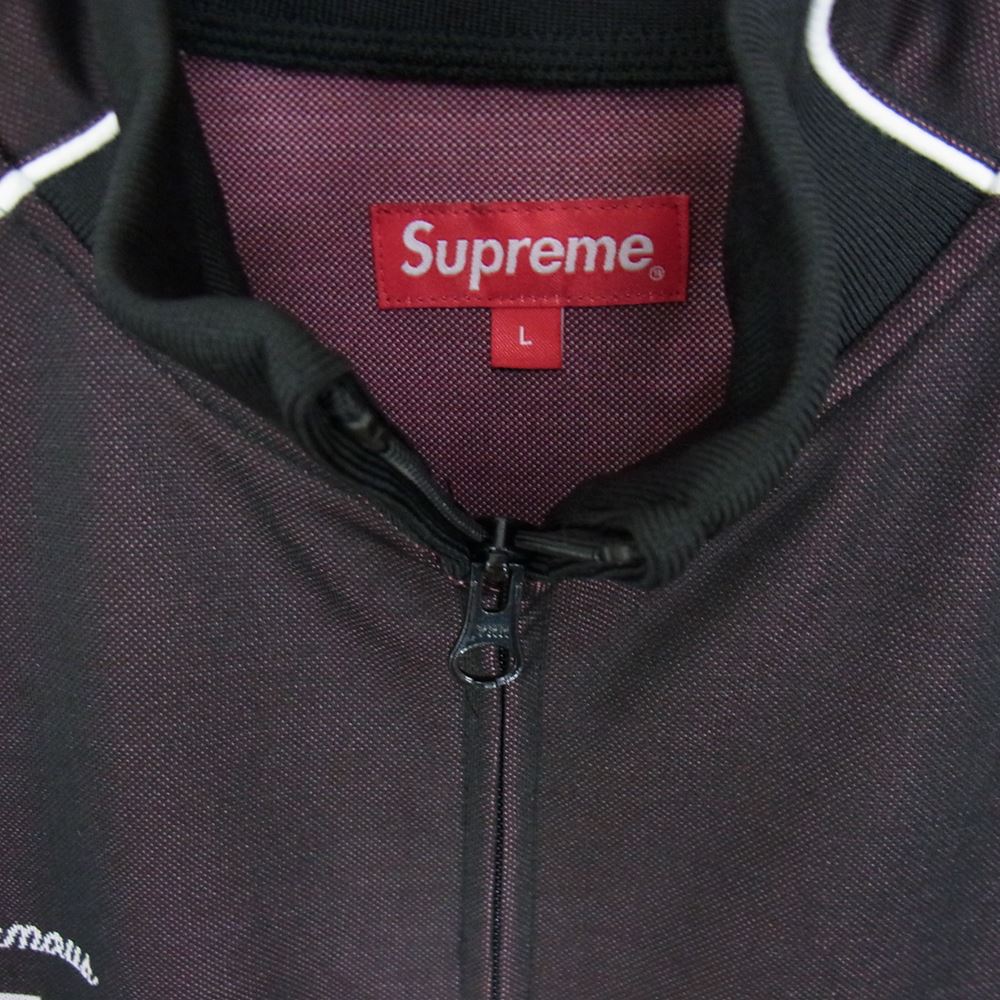Supreme シュプリーム 22AW World Famous Jacquard Track Jacket ワールド フェイマス ジャカード トラック ジャケット ブラック系 L【極上美品】【中古】