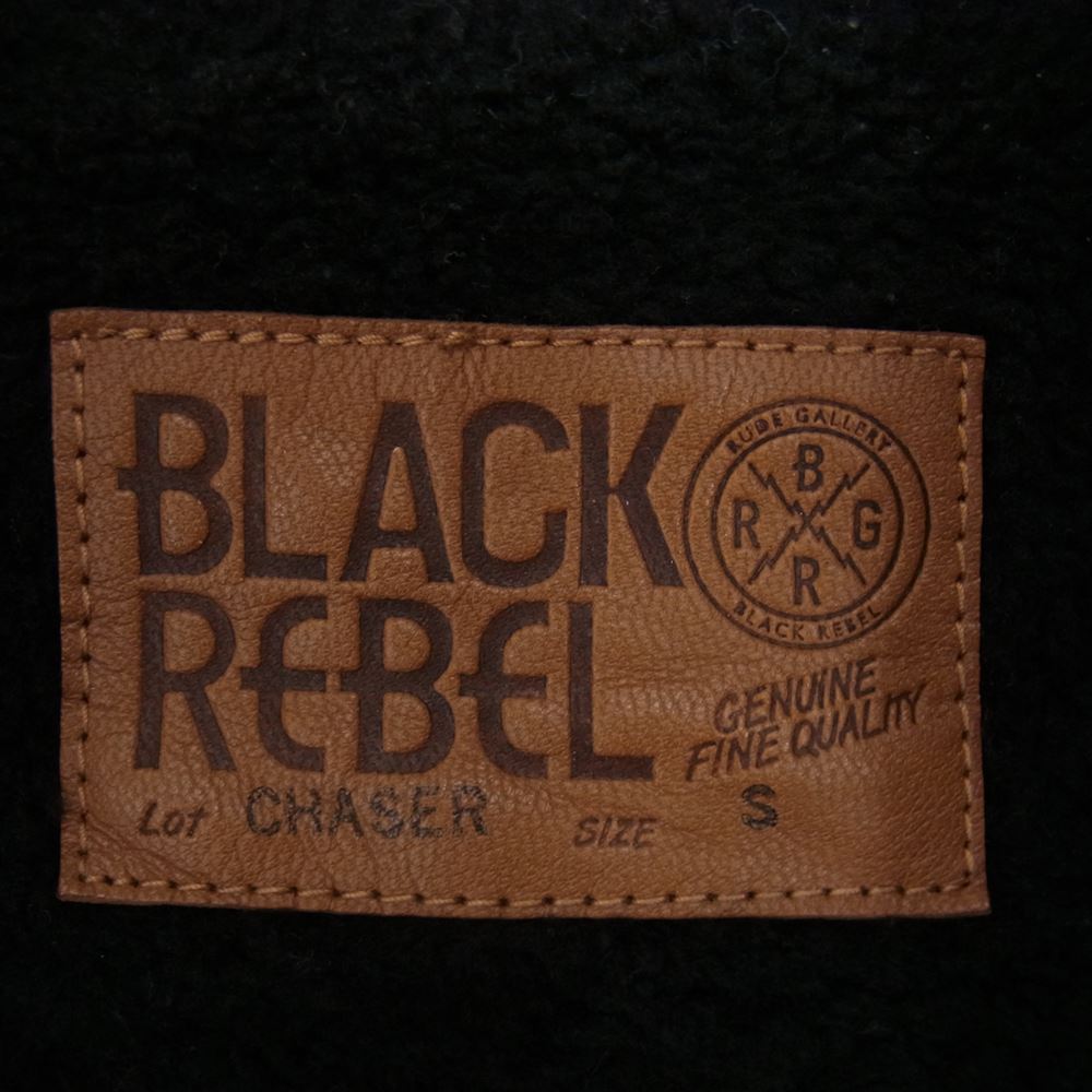 RUDE GALLERY BLACK REBEL ルードギャラリーブラックレーベル ROAD JACK-1B 裏ボア デニム ジャケット ブラック系 S【中古】