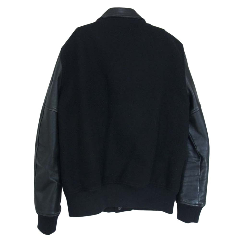 RUDE GALLERY ルードギャラリー STEERHIDE ステアハイド レザー メルトン スタジャン ブラック系 2【中古】