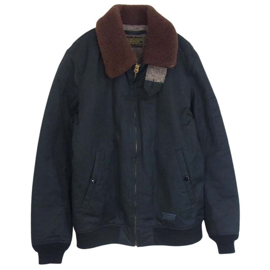 WACKO MARIA ワコマリア 襟ボア付き デッキ ジャケット ブラック系 S【中古】