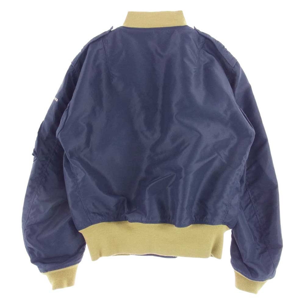 Buzz Rickson's バズリクソンズ BR12704  TYPE L-2A 実名復刻 グリーンリブ SUPERIOR TOGS CORP. A.F.BLUE フライト ジャケット ネイビー系【中古】