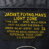 Buzz Rickson's バズリクソンズ BR12704  TYPE L-2A 実名復刻 グリーンリブ SUPERIOR TOGS CORP. A.F.BLUE フライト ジャケット ネイビー系【中古】