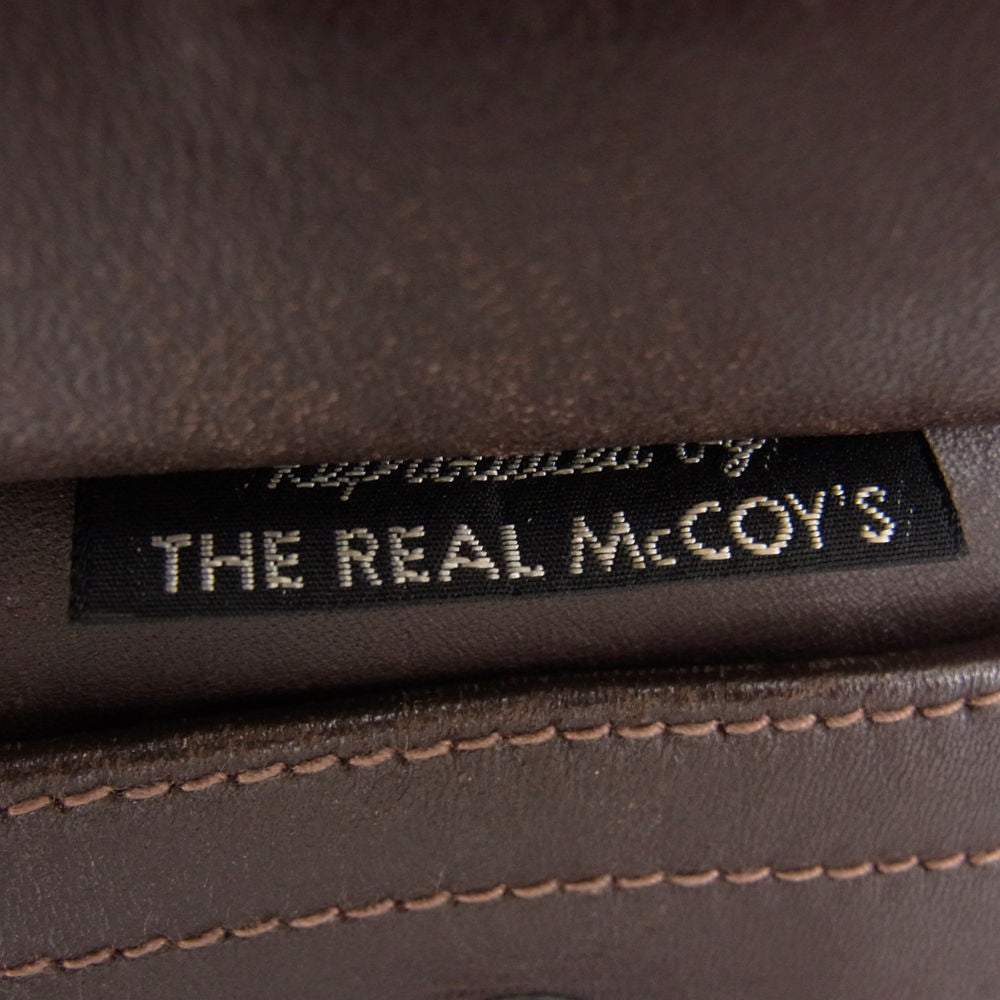 The REAL McCOY'S ザリアルマッコイズ 30－1415 A-2 ラフウェア 実名復刻 レザー フライト ジャケット ブラウン系 38【中古】