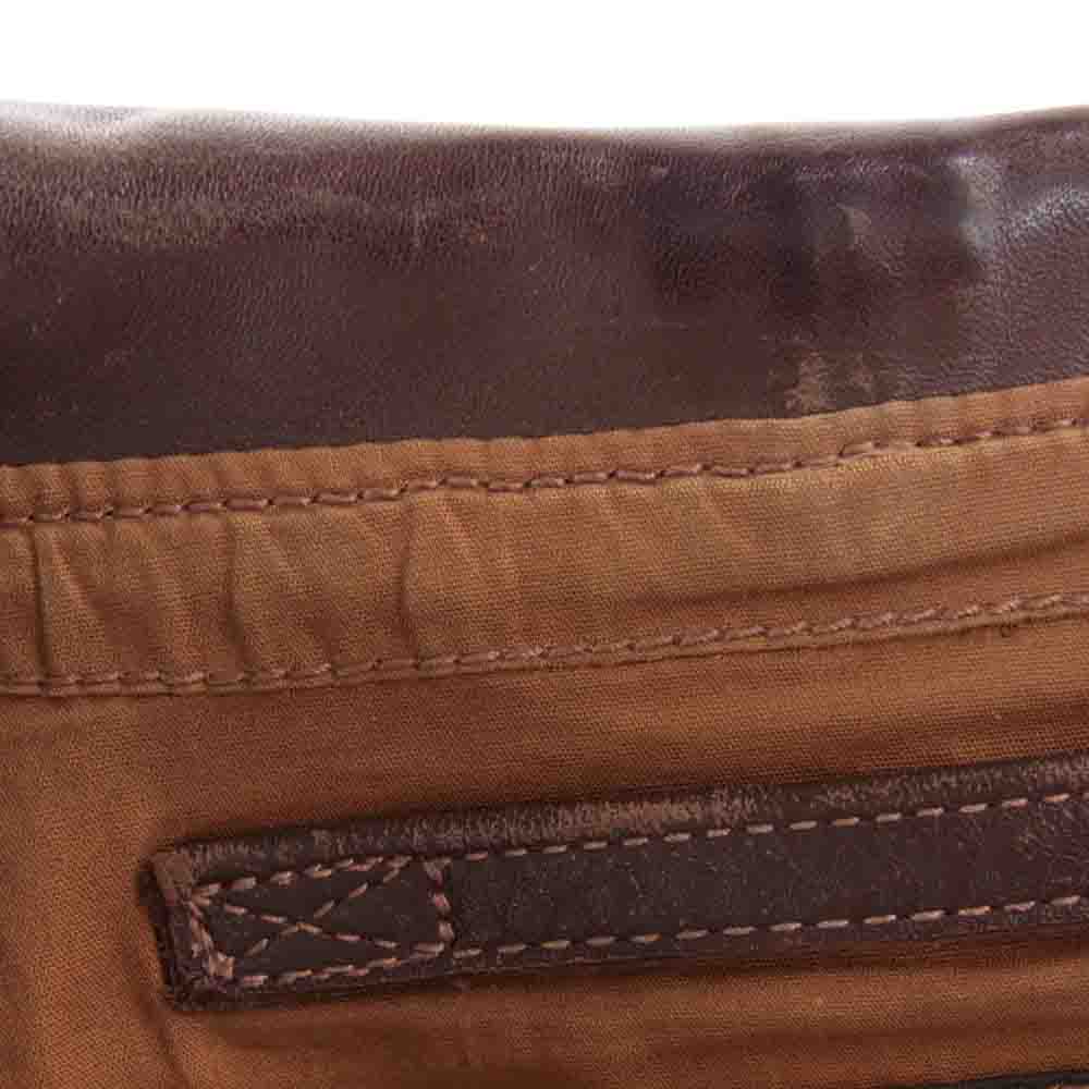 The REAL McCOY'S ザリアルマッコイズ 30－1415 A-2 ラフウェア 実名復刻 レザー フライト ジャケット ブラウン系 38【中古】