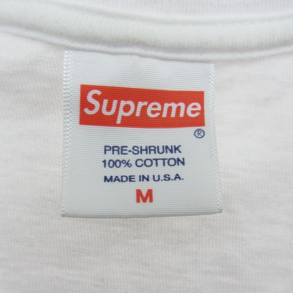 Supreme シュプリーム 21AW THRASHER スラッシャー Skyline Tee スカイライン プリント Tシャツ ホワイト系 M【中古】