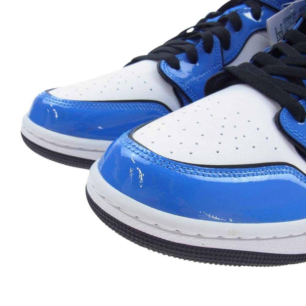 NIKE ナイキ DD6834-402 AIR JORDAN 1 MID SE エアジョーダン ワン ミッド SIGNAL BLUE シグナルブルー スニーカー ホワイト系 ブルー系 28.5cm【新古品】【未使用】【中古】
