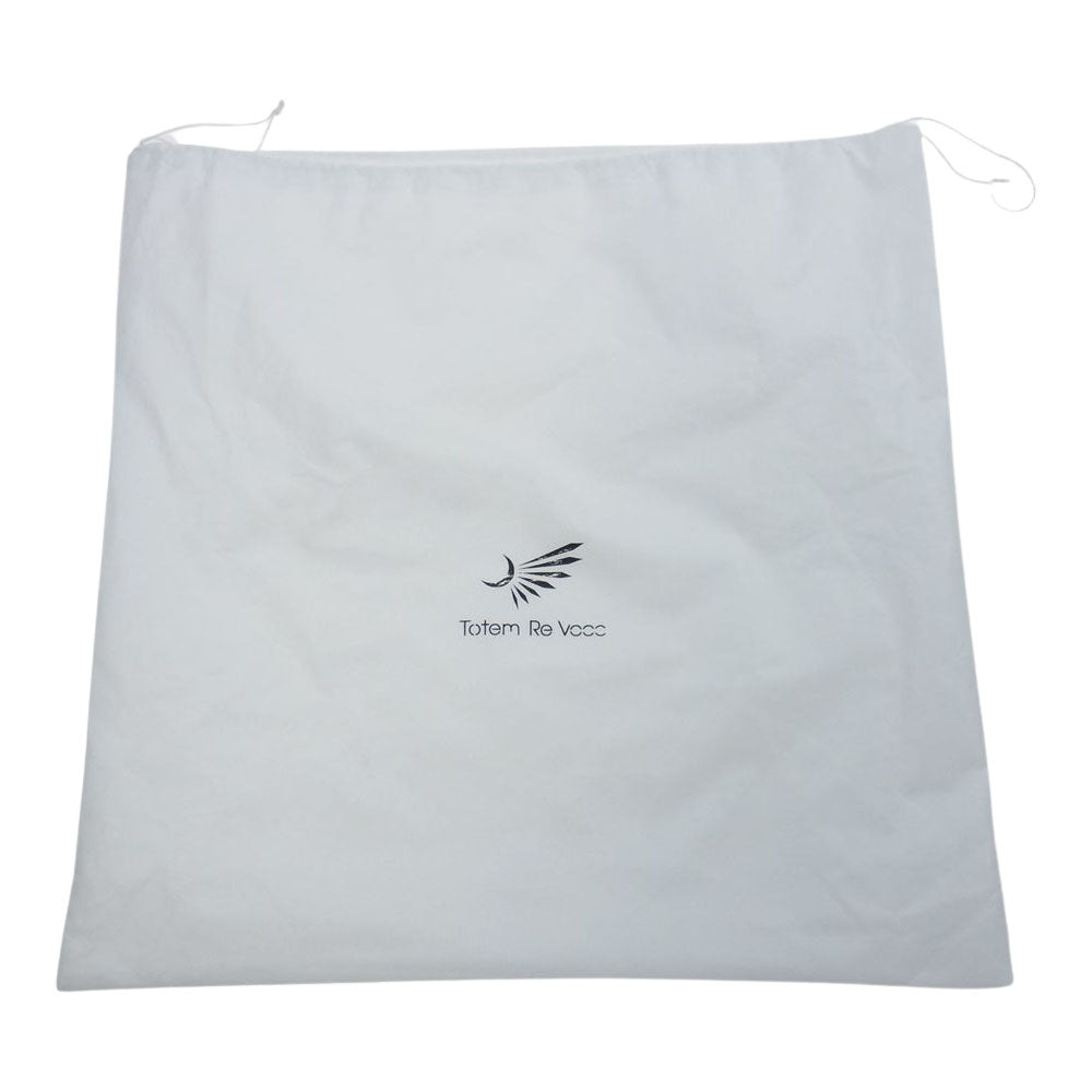 トーテムリボー 日本製 撥水ナイロン 2WAY ビジネス バッグ リュック バックパック ブラック系【美品】【中古】