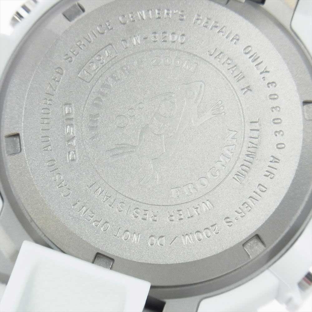 G-SHOCK ジーショック DW-8200LG-8JR FROGMAN フロッグマン Men in White Gray デジタル クォーツ ウォッチ 時計   ホワイトグレー【中古】