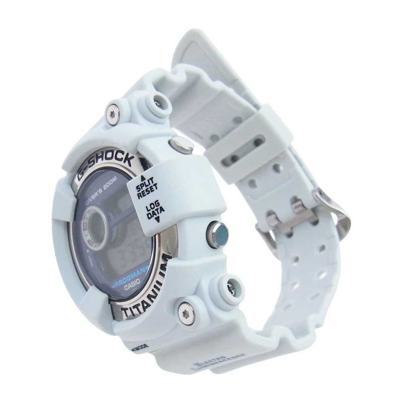 G-SHOCK ジーショック DW-8200LG-8JR FROGMAN フロッグマン Men in White Gray デジタル クォーツ ウォッチ 時計   ホワイトグレー【中古】