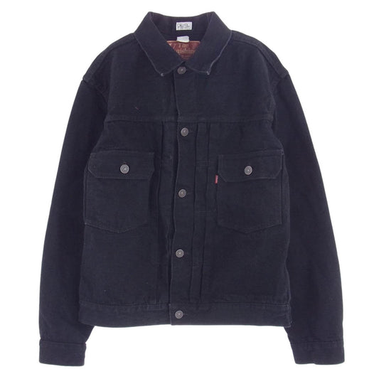 FREEWHEELERS フリーホイーラーズ Lot 507RB MOTOR PSYCLONE GARAGE SERIES ブラック デニム ジャケット ブラック系 38【中古】