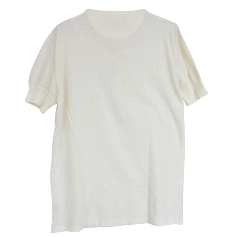RRL ダブルアールエル ヘンリーネック カットソー 半袖 オフホワイト系 S【中古】