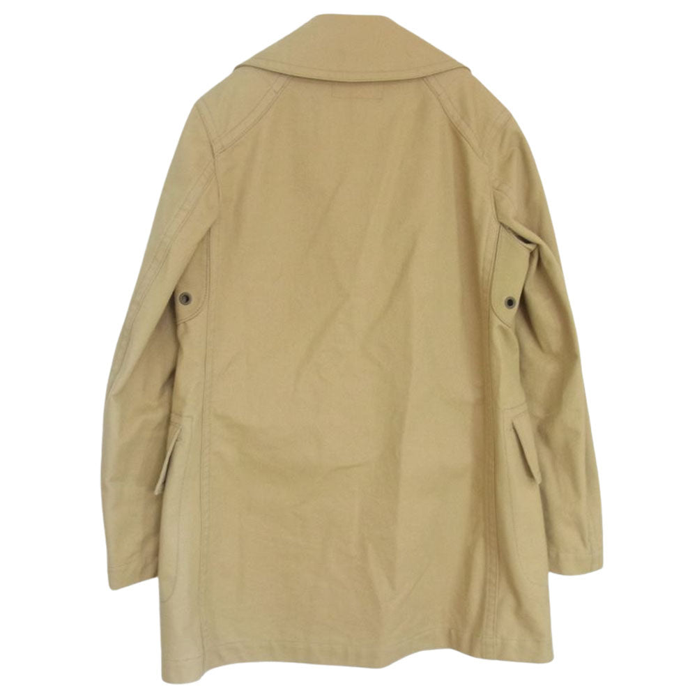 Nigel Cabourn ナイジェルケーボン キャンバス Pコート ブラウン系 44【中古】