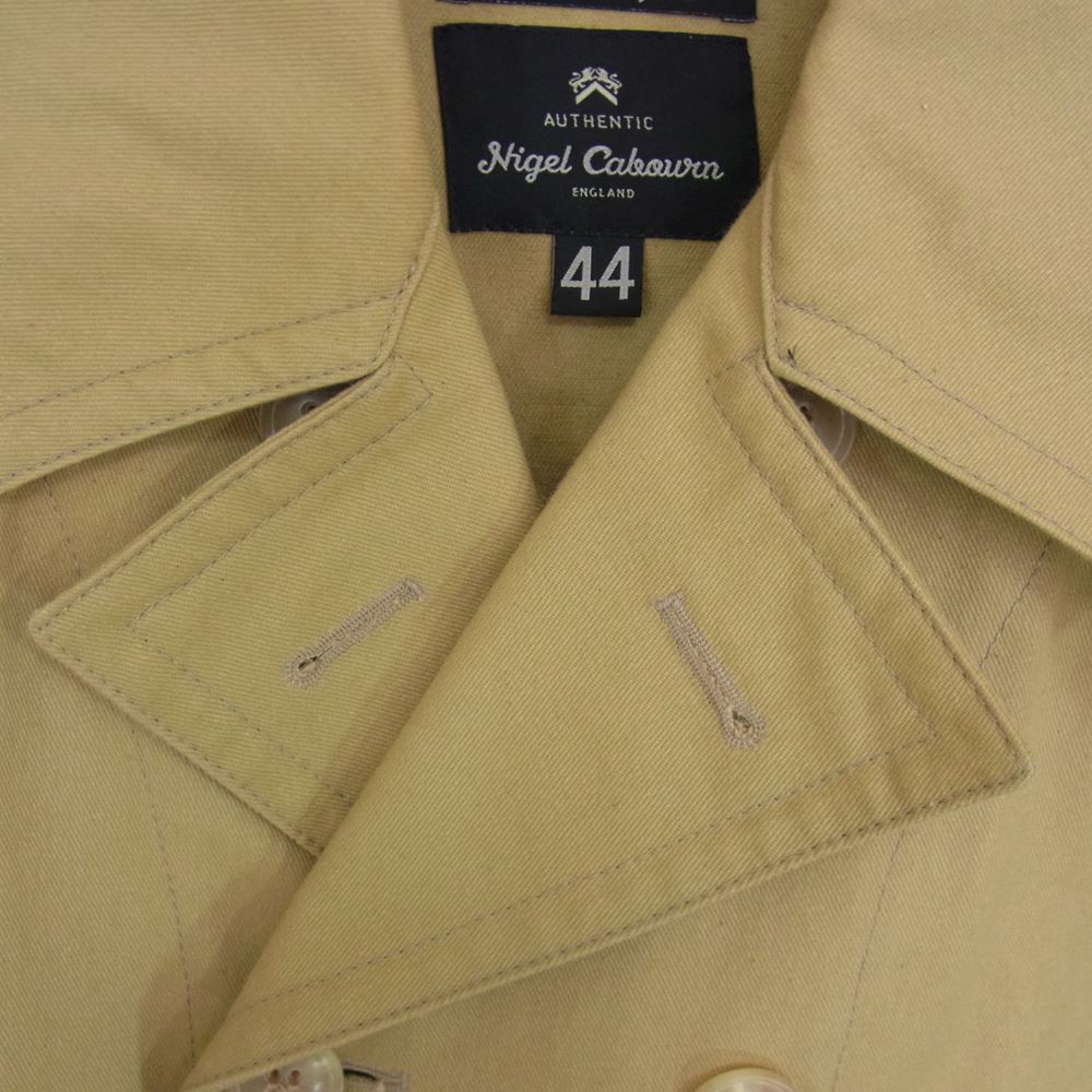 Nigel Cabourn ナイジェルケーボン キャンバス Pコート ブラウン系 44【中古】