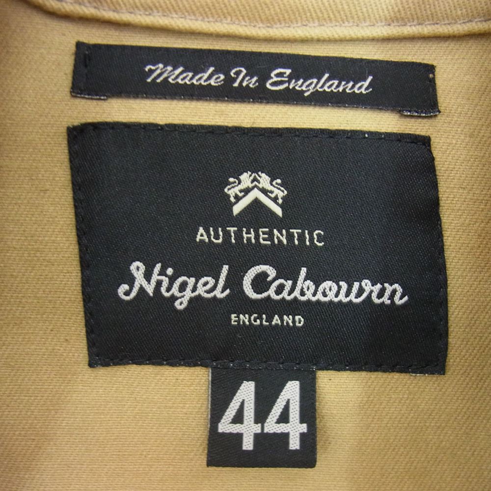 Nigel Cabourn ナイジェルケーボン キャンバス Pコート ブラウン系 44【中古】