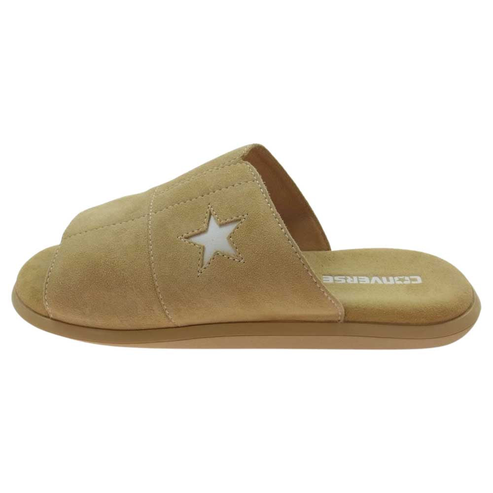 CONVERSE コンバース ADDICT アディクト ONE STAR SANDAL ワンスター サンダル ベージュ系 US7.5【極上美品】【中古】
