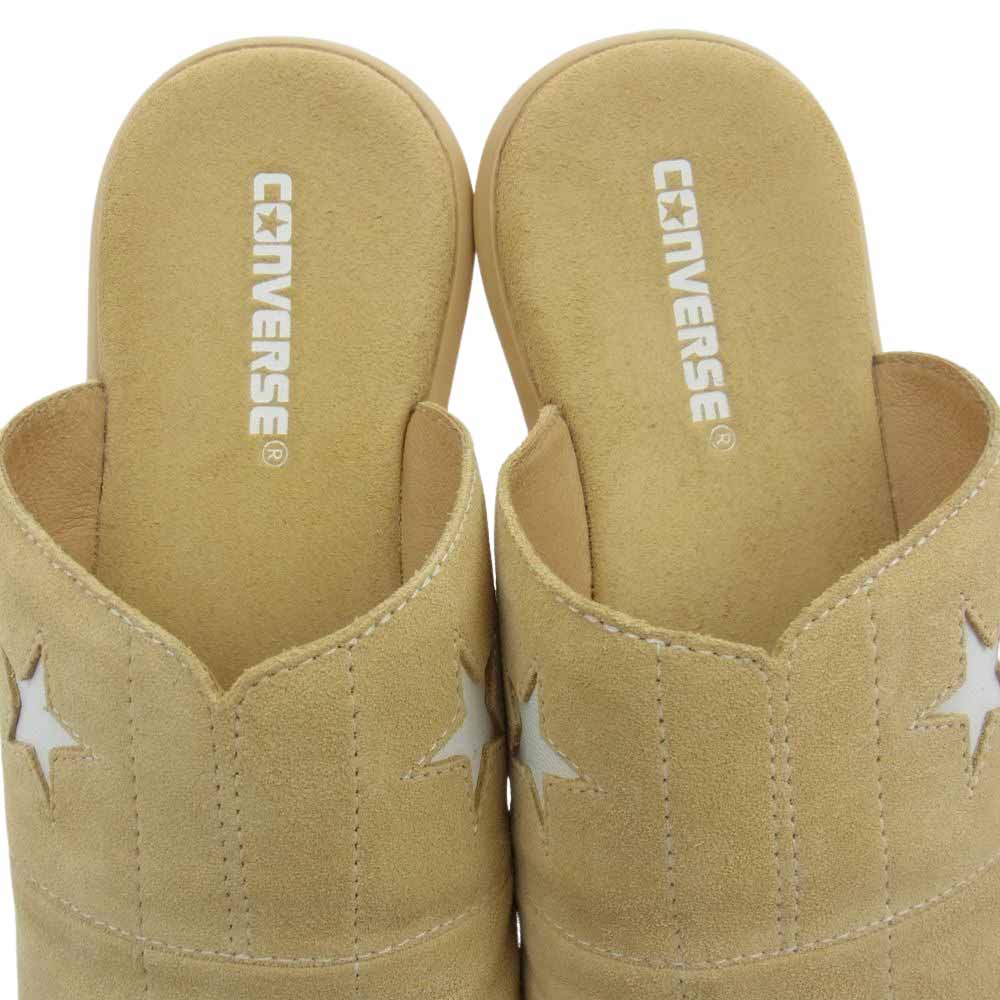 CONVERSE コンバース ADDICT アディクト ONE STAR SANDAL ワンスター サンダル ベージュ系 US7.5【極上美品】【中古】