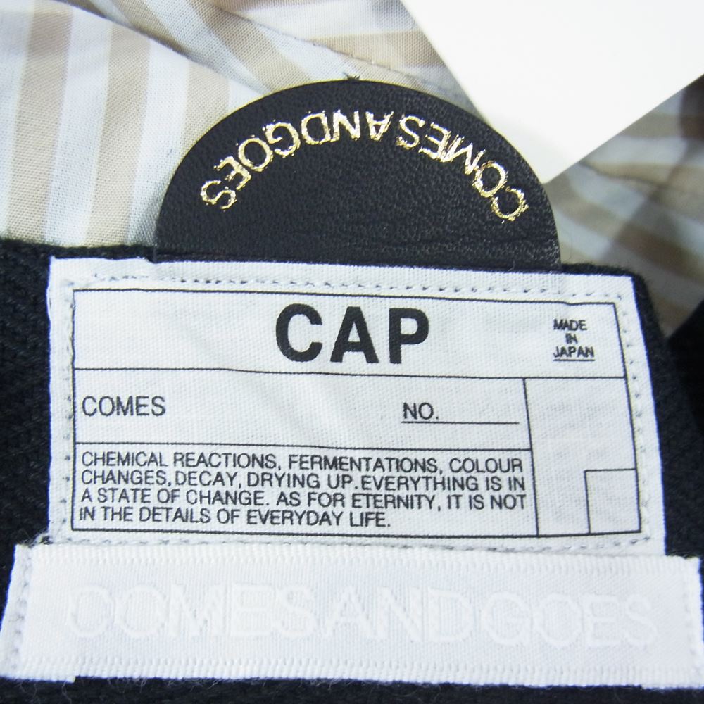 カムズアンドゴーズ 21826 NYBYC 1935 CAP NY ヤンキース キャップ チャコール系【極上美品】【中古】