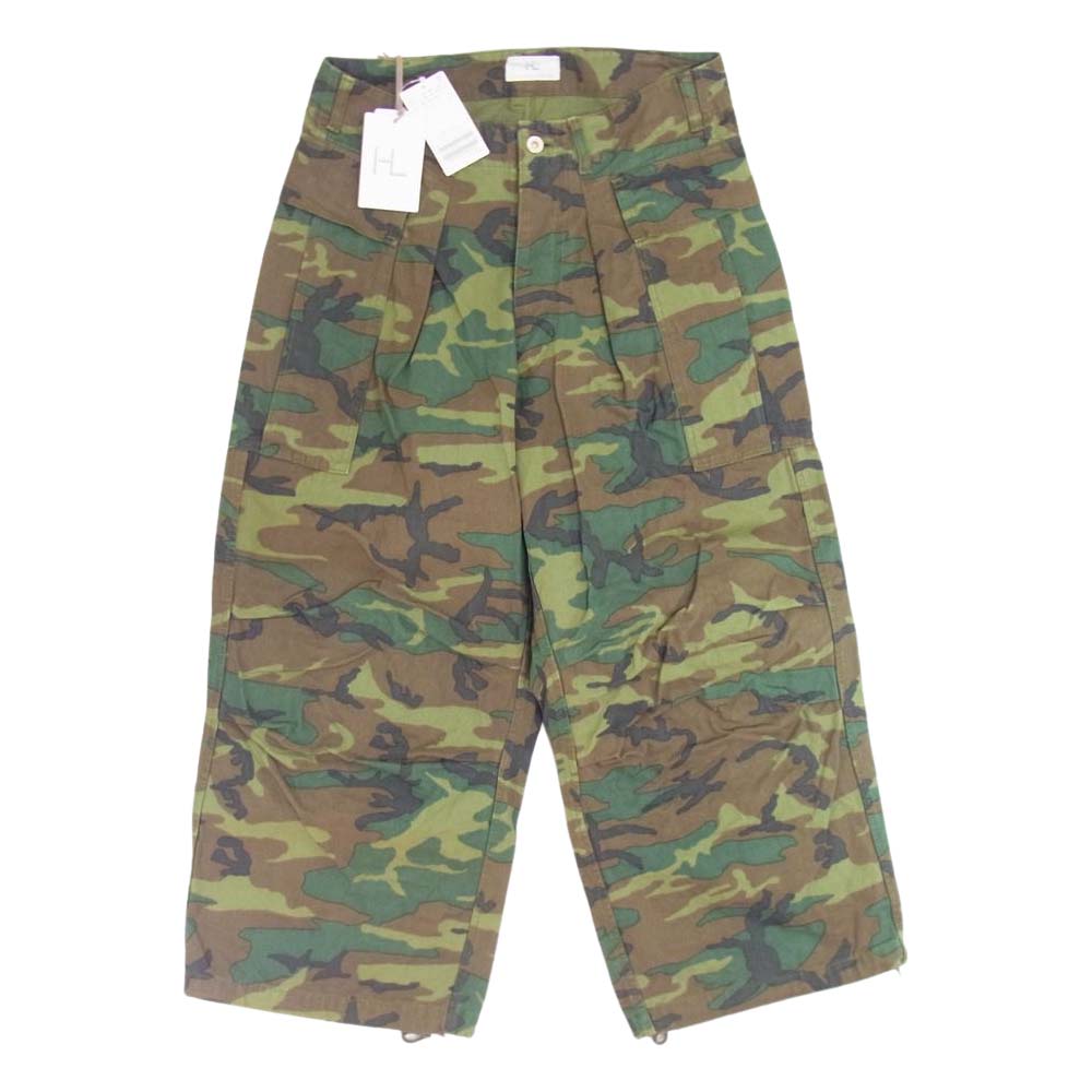 ヘリル 22-030-HL-8040-3 Duck ERDL Camouflage Cargopants ダック カーゴパンツ ウッドランドカモ カーキ系 1【中古】