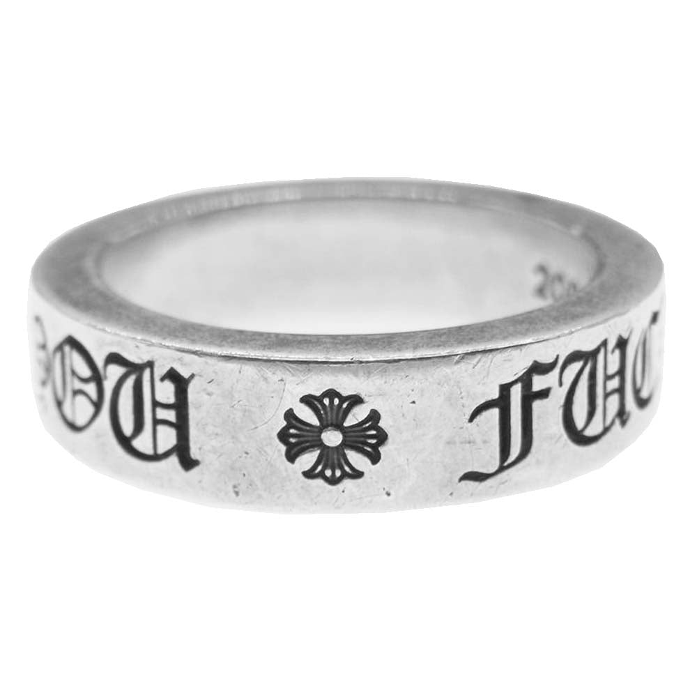 CHROME HEARTS クロムハーツ（原本無） 6mm SPACER FUCKYOU スペーサーファックユー リング シルバー系 23号【中古】