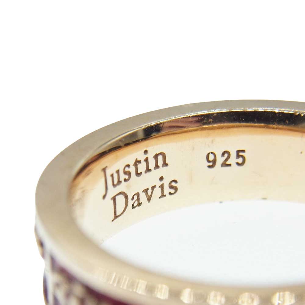 Justin Davis ジャスティンデイビス SRJ695 OBSESSION クラウン リング ゴールド系 18号【中古】