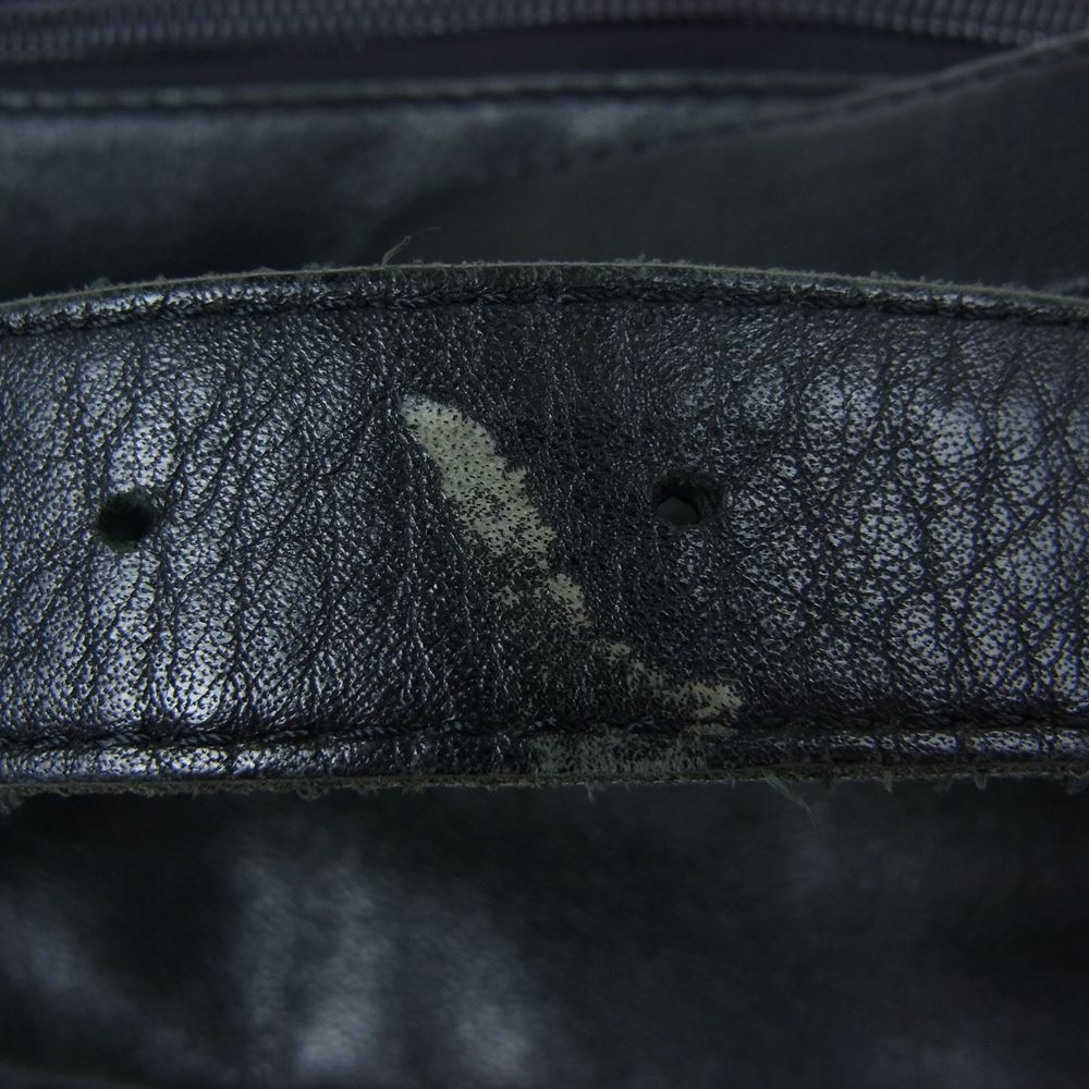 DOLCE&GABBANA ドルチェアンドガッバーナ レザー ウエスト ボディ バッグ ブラック系【中古】