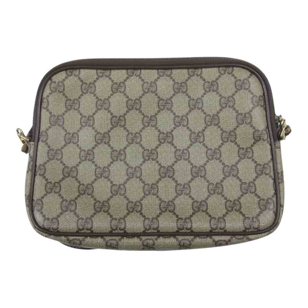 GUCCI グッチ 9702068 オールド GGスプリーム GGプラス ショルダー バッグ ブラウン系【中古】