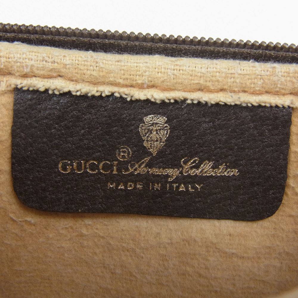 GUCCI グッチ 9702068 オールド GGスプリーム GGプラス ショルダー バッグ ブラウン系【中古】