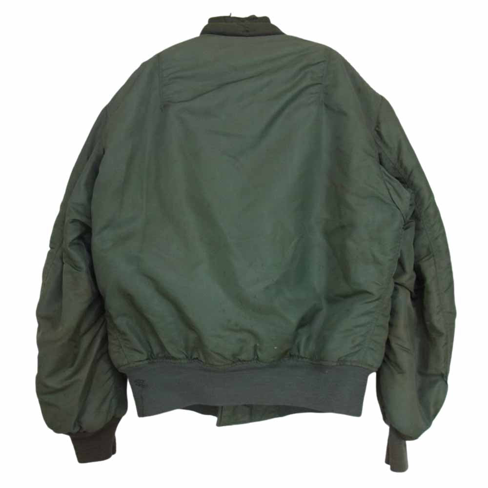 アメリカ空軍 50s~60s 米軍実物 JOHN OWNBEY製 8415-273-3970 MIL-J-8279B ヴィンテージ MA-1 フライト ジャケット カーキ系 M【中古】
