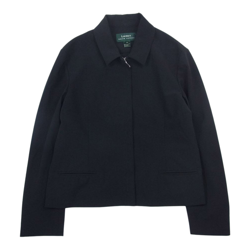ローレン RALPH LAUREN ジップ ジャケット ブラック系 16【美品】【中古】