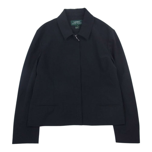 ローレン RALPH LAUREN ジップ ジャケット ブラック系 16【美品】【中古】