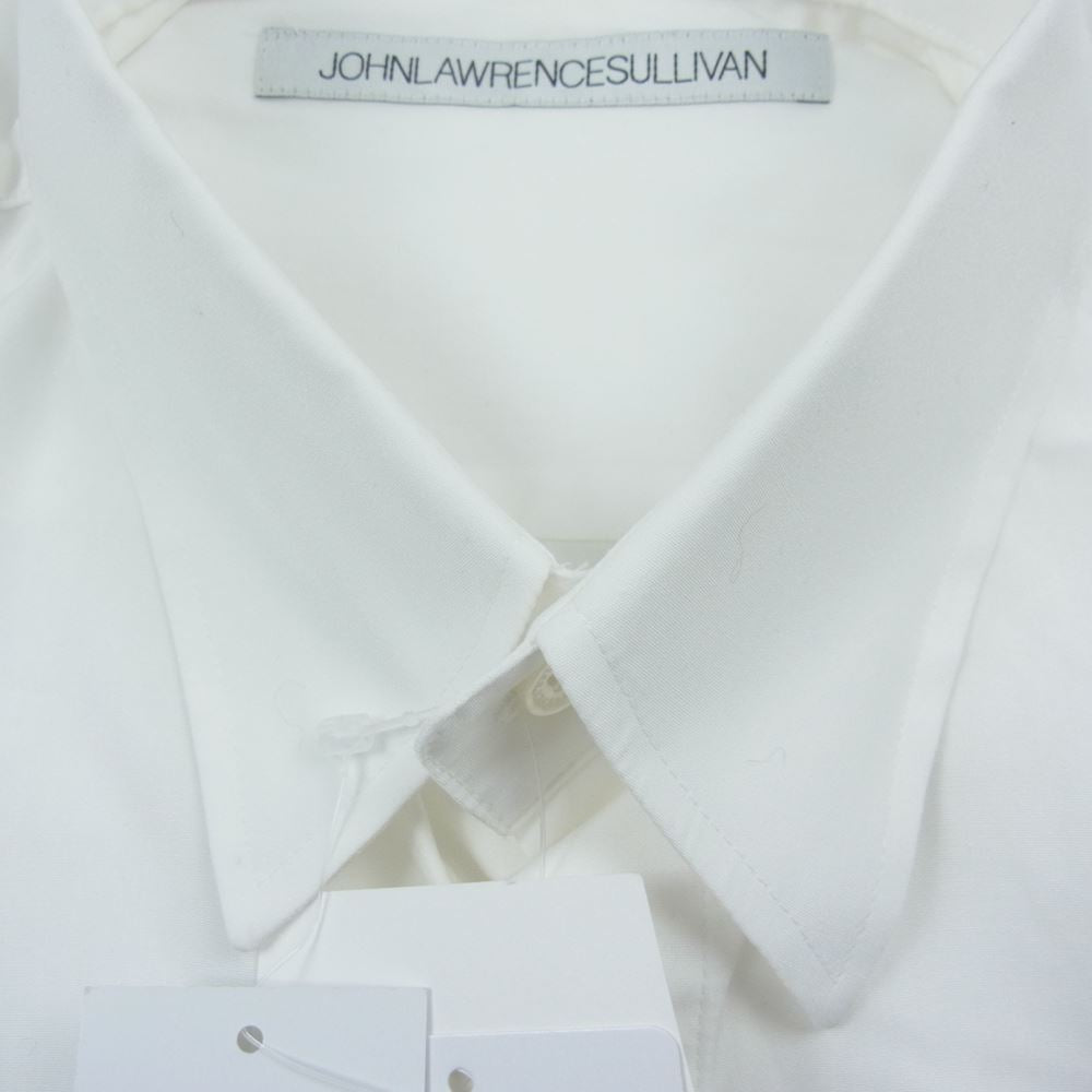 JOHN LAWRENCE SULLIVAN ジョンローレンスサリバン 22SS ３A006-0422-08 BROADCLOTH SLEEVELESS SHIRT  ブロースクロススリーブレスシャツ ホワイト系 46【美品】【中古】