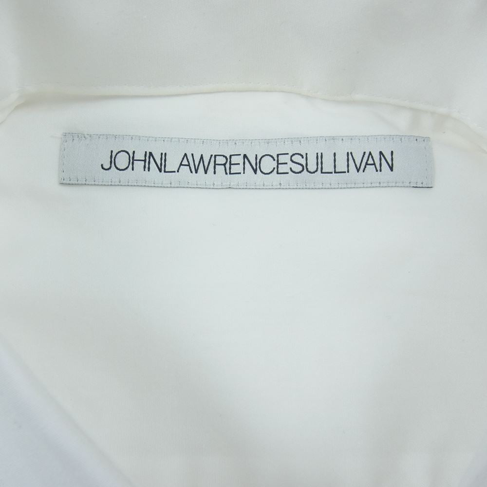 JOHN LAWRENCE SULLIVAN ジョンローレンスサリバン 22SS ３A006-0422-08 BROADCLOTH SLEEVELESS SHIRT  ブロースクロススリーブレスシャツ ホワイト系 46【美品】【中古】