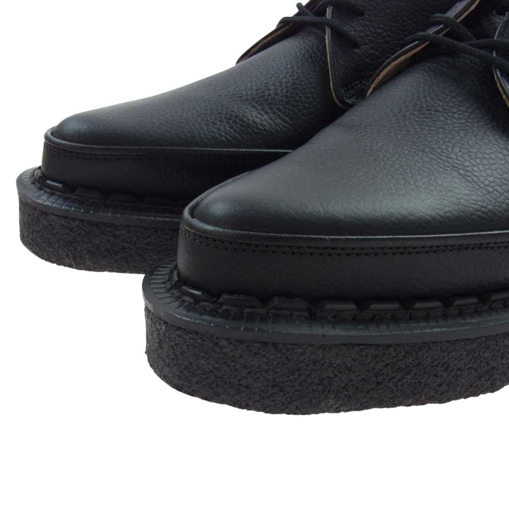 GEORGE COX ジョージコックス Traditional Weatherwear トラディショナルウェザーウェア 英国製 WNAME GIBSON ZUG ダブルネーム ギブソン ラバーソール シューズ ブラック系 UK7【中古】